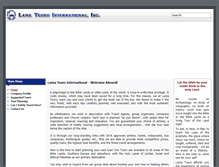 Tablet Screenshot of lamatours.com